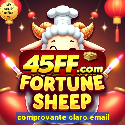 comprovante claro email